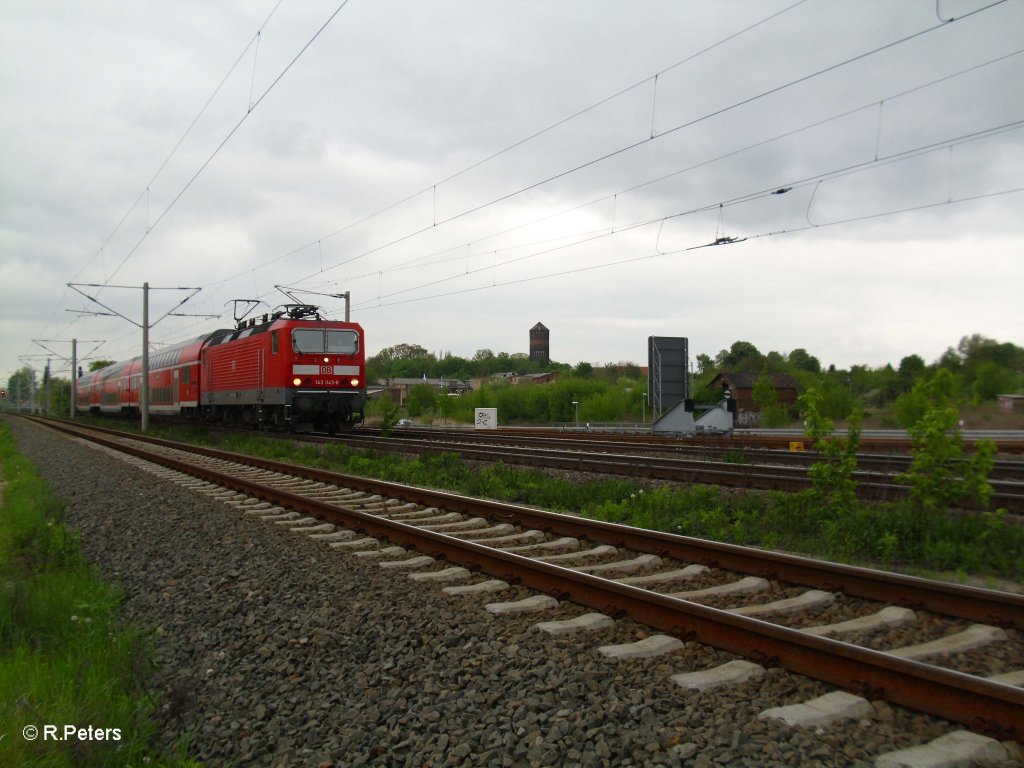 143 043-8 bei Schkeuditz. 07.05.10