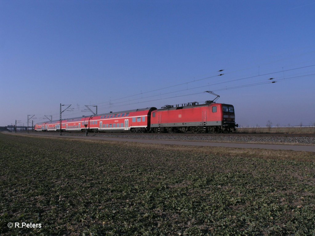 143 319-2 als S10 bei Schkeuditz West. 04.03.11