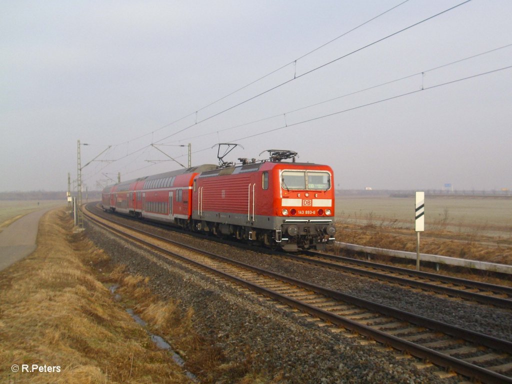 143 893-3 S10 37025 nach Leipzig HBF. 05.03.11