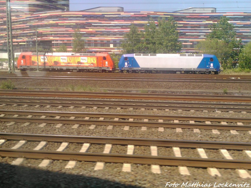 145 097 und 185 586 Heizprofiwerbung in Hamburg Harburg / Wilhelmsburg am 8.6.13