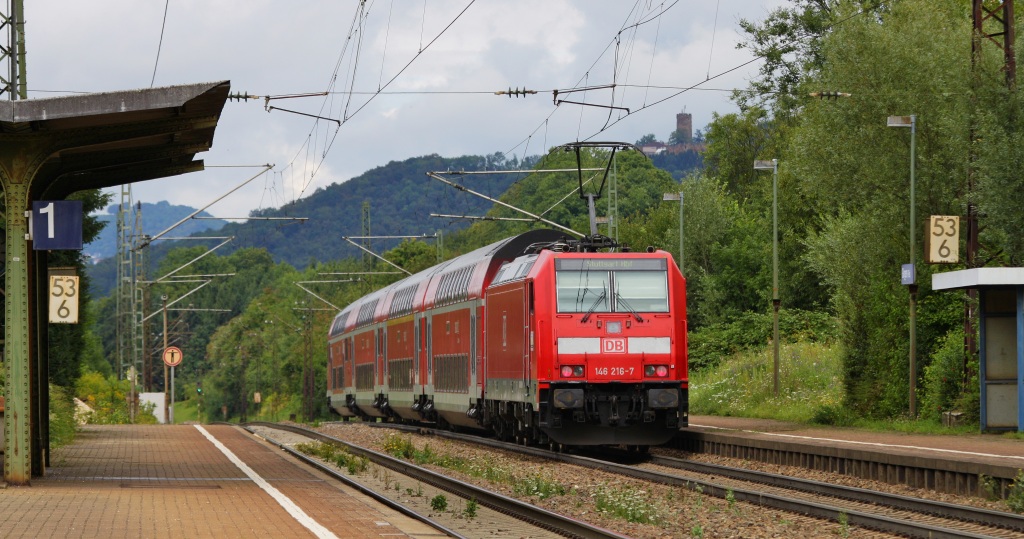 146 216 fuhr in Richtung Stuttgart als ich am 15.08.11 in Gingen (Fils) den Auslser drckte