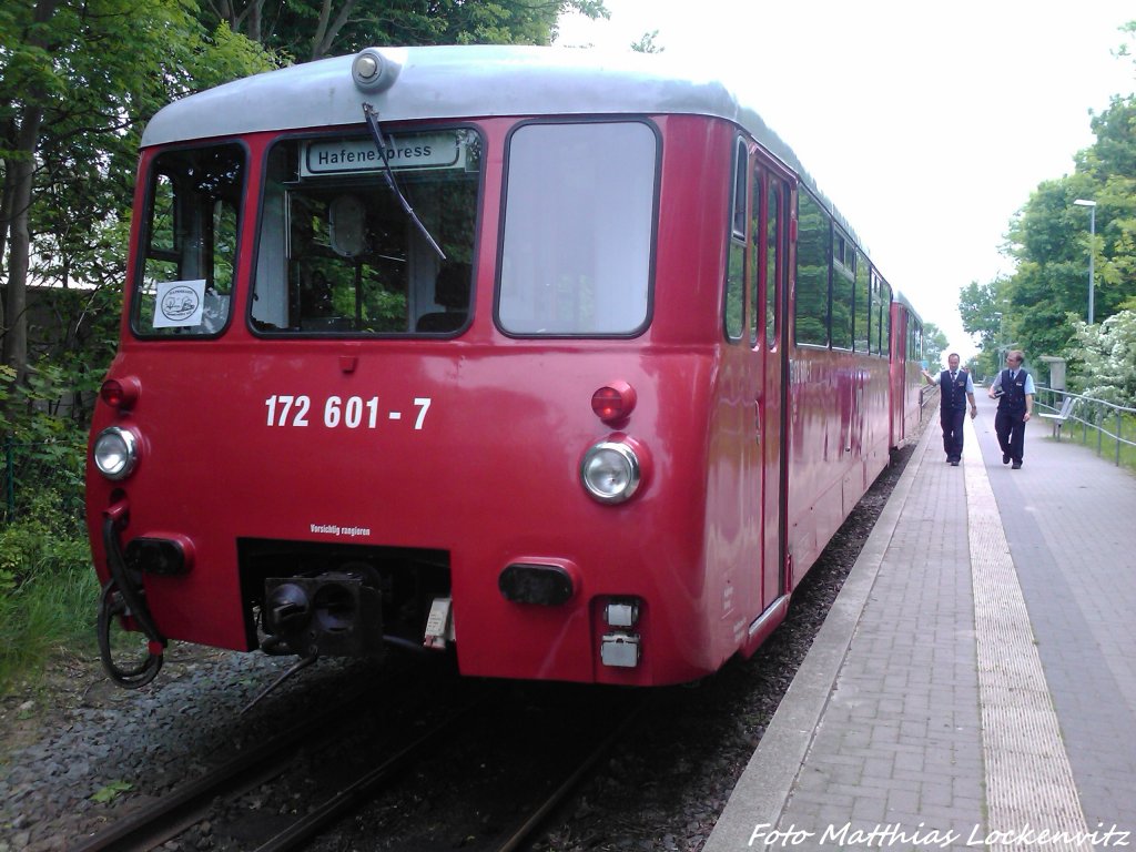 172 001-0 & 172 601-7 im Endbahnhof Lauterbach Mole am 1.6.13