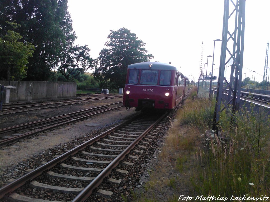 172 132 & 172 171 bei der Einfahrt in Bergen auf Rgen am 28.7.13