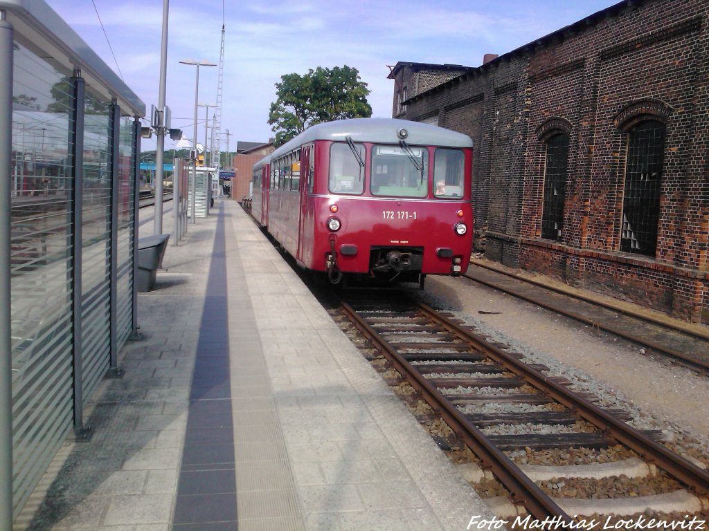 172 132 & 172 171 im Bahnhof Bergen auf Rgen am 28.7.13