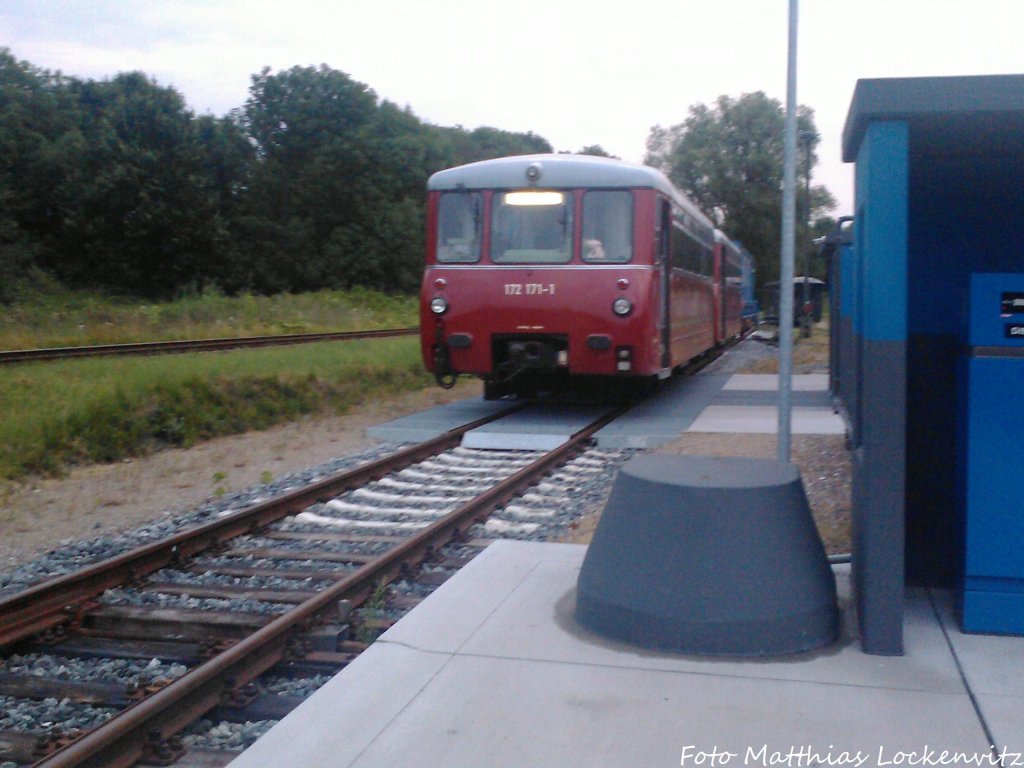 172 171 & 172 132 Abgestellt an der Loktankstelle in Putbus am 28.7.13