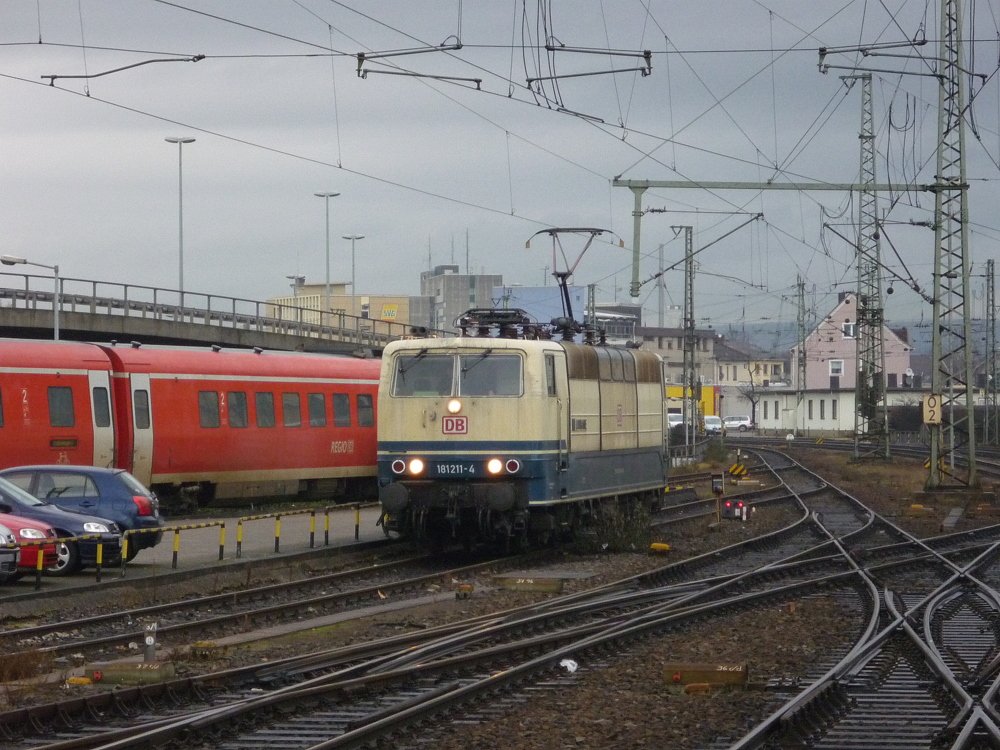 181 211 4  Lorraine  beim rangieren in Koblenz Hbf

