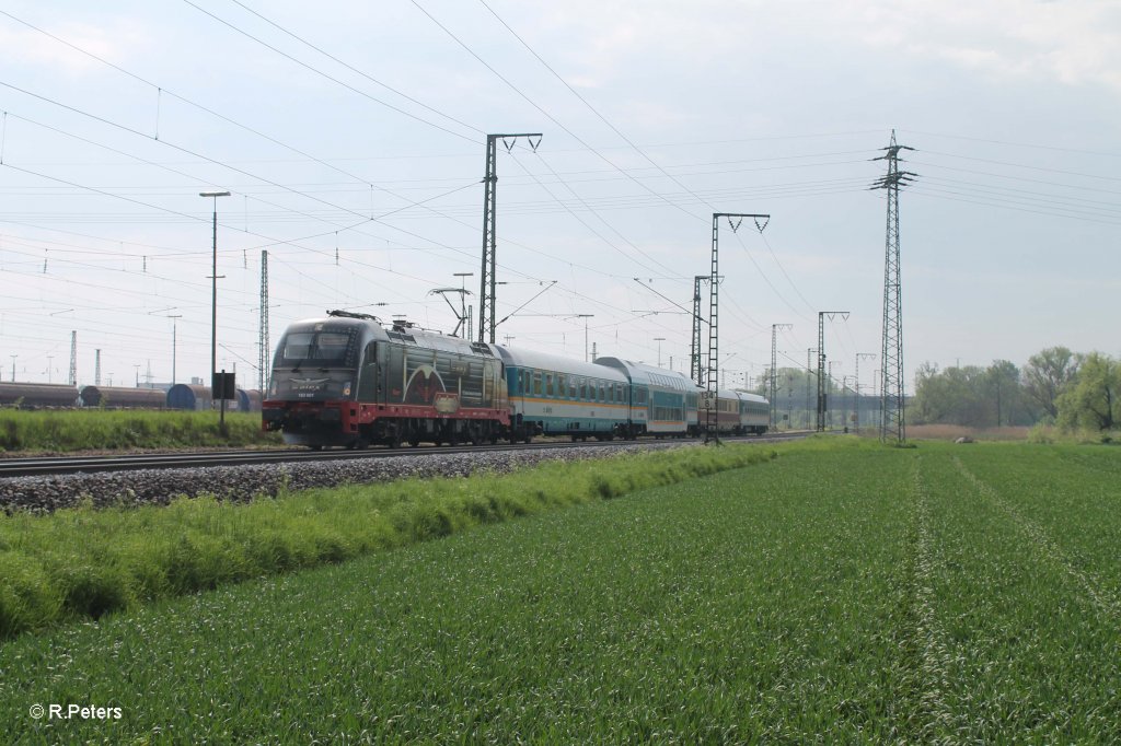 183 001 mit dem ALX84124 Mnchen - Hof bei Regensburg Ost. 09.05.13