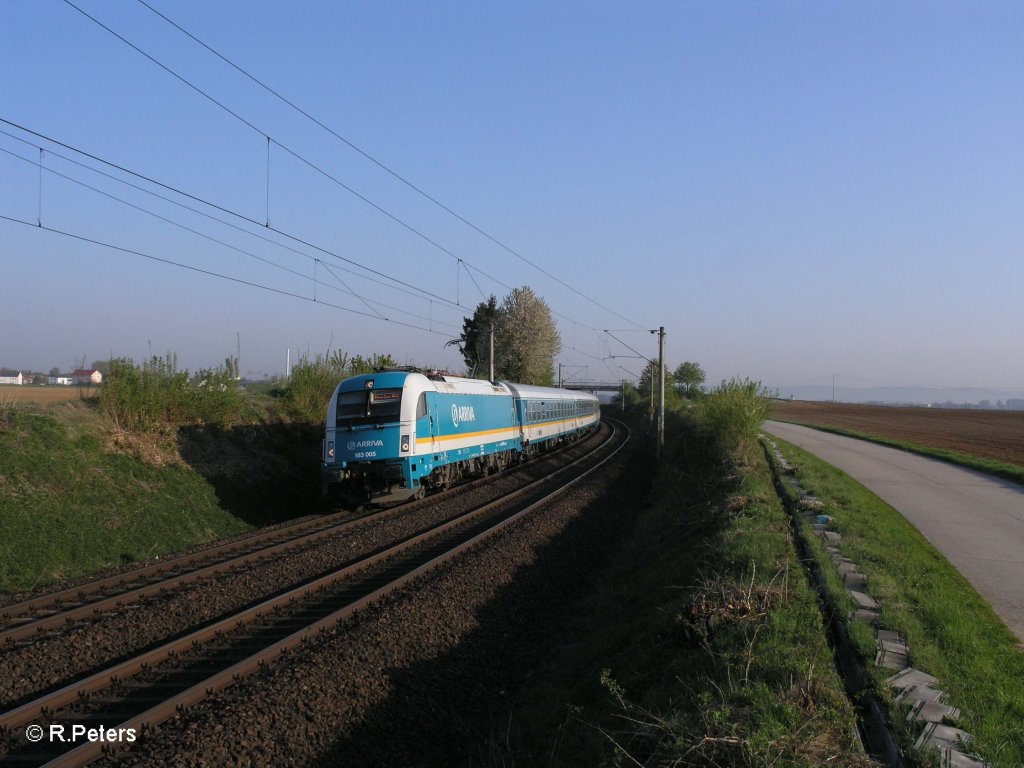 183 005 als ALX84107 Hof – Mnchen bei Alteglofsheim. 21.04.11

