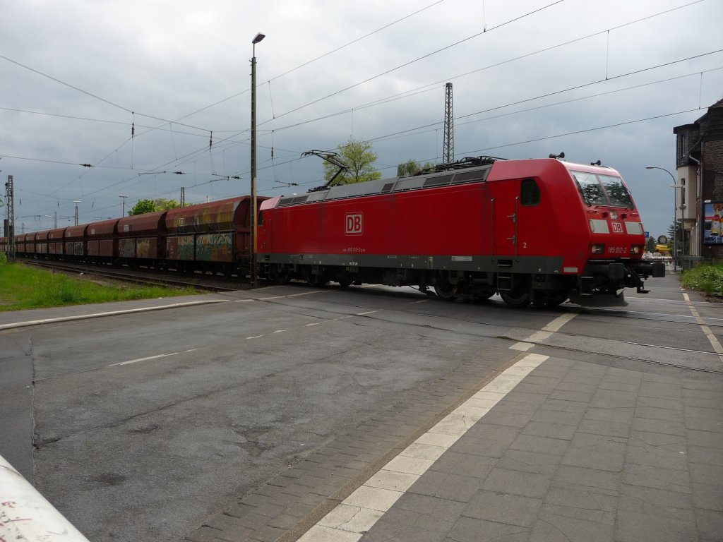 185 012 durchfhrt am 18.05.2012 Moers.