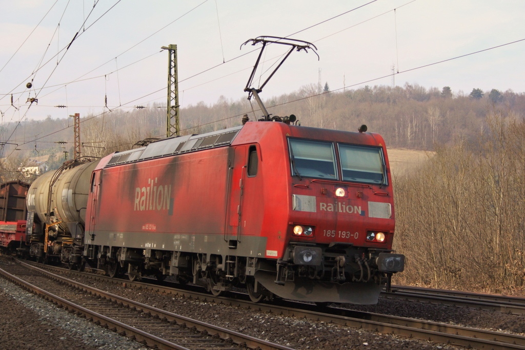 185 193-0 mit Gterzug am 01.03.11 in Jossa (Danke an Matze)