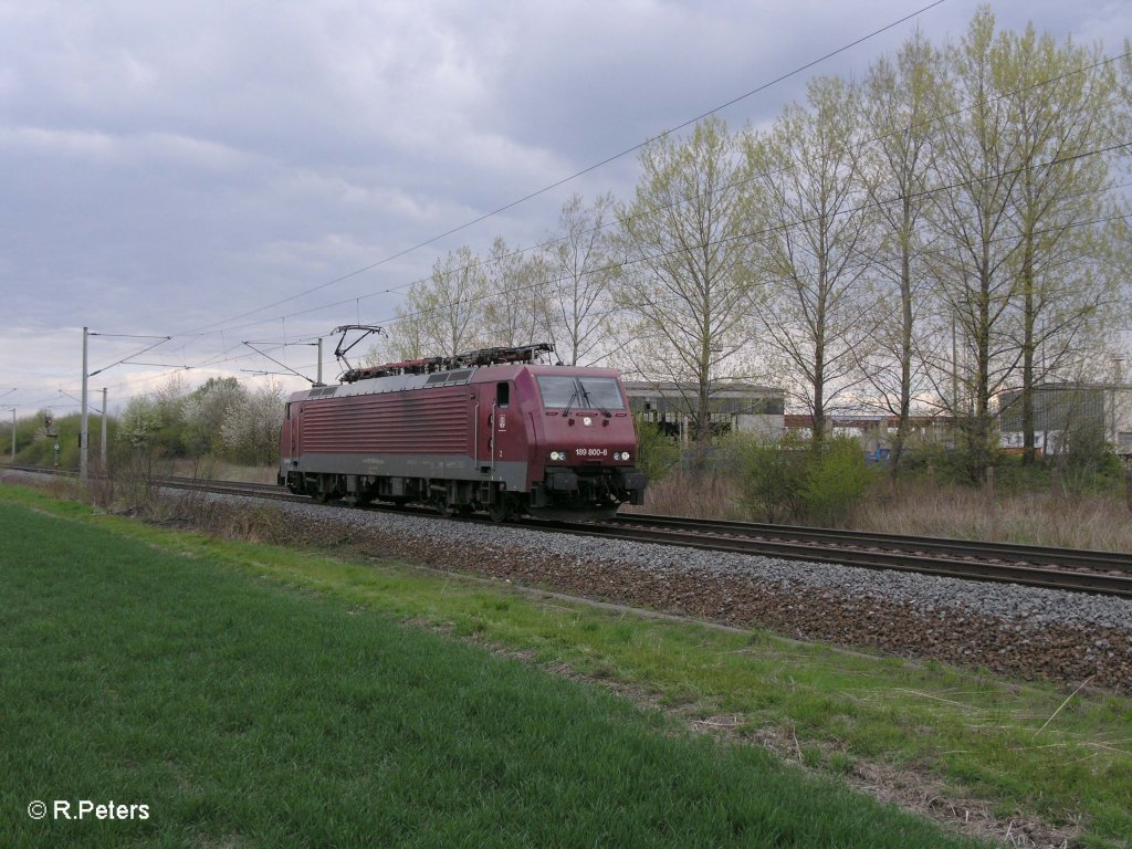 189 800 solo bei Podelwitz. 16.04.11