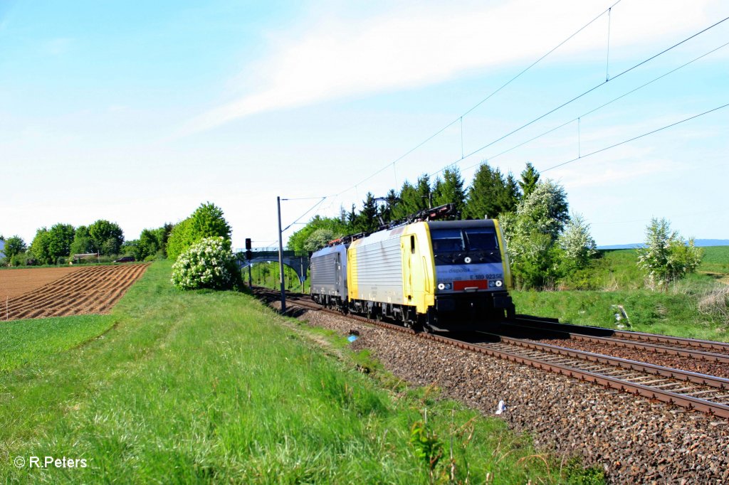 189 923 + 103 als Lz bei Altegolsheim. 07.05.11