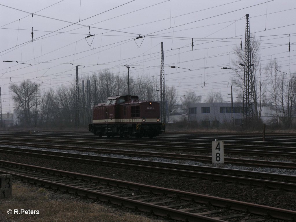 204 311-5 solo in Leipzig Schnefeld. 05.03.11