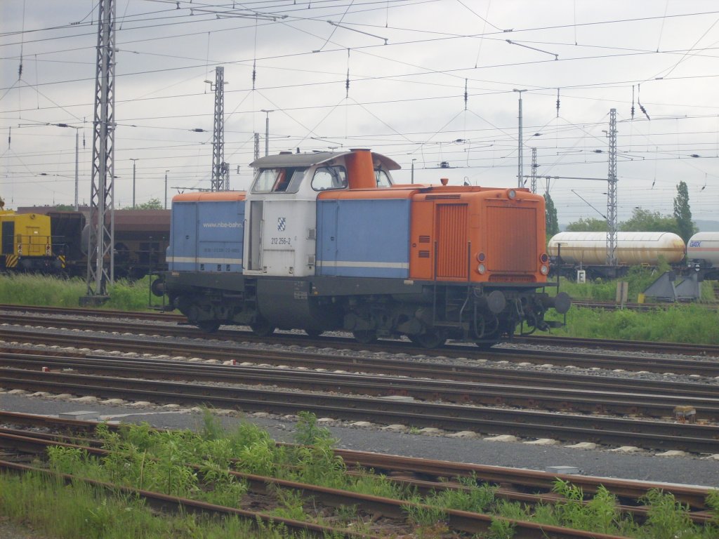 212 256-2 im Bahnhof Nordhausen 01.06.2103 in Nordhausen