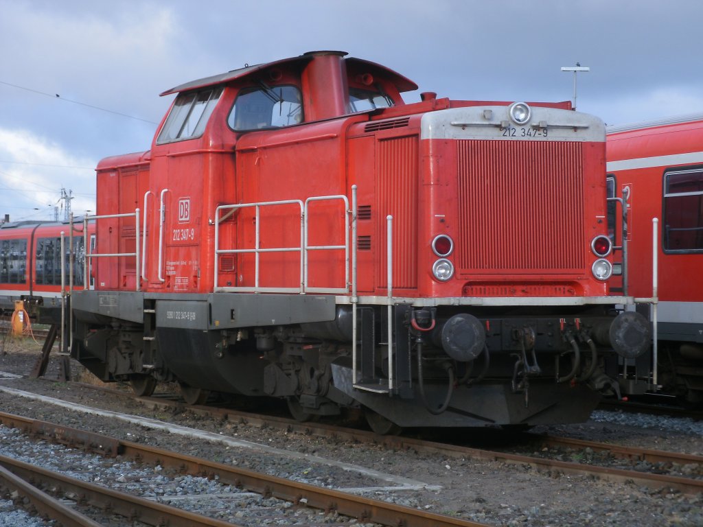 212 347 abgestellt,am 17.Dezember 2011,im Bh Rostock.