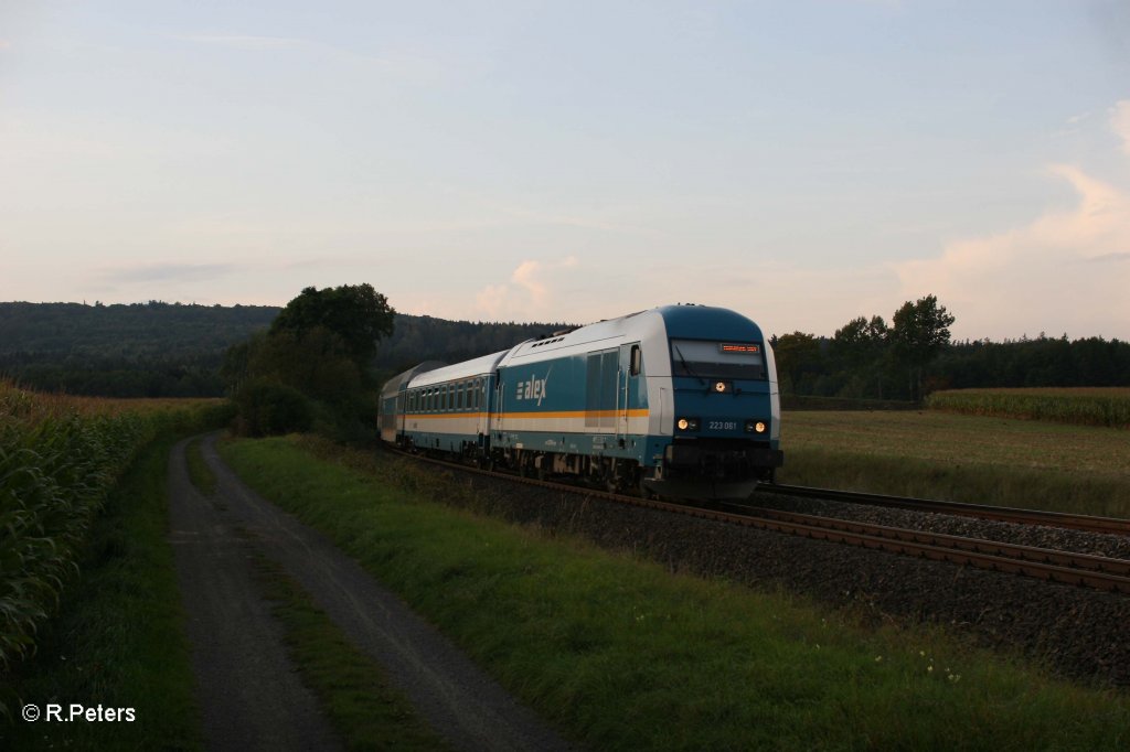 223 061 mit ALX84121 Hof - Mnchen bei Oberteich. 17.09.11