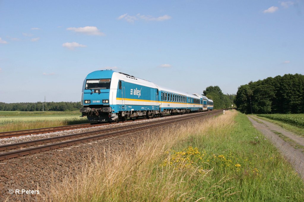 223 062 mit ALX84110 nach Hof bei Oberteich am 27.06.11
