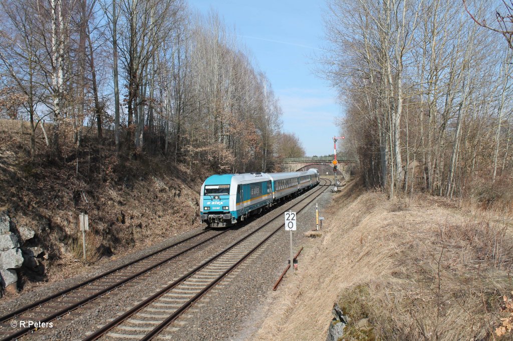 223 067 mit dem ALX84115 Hof - Mnchen bei Reuth bei Erbendorf.24.03.13