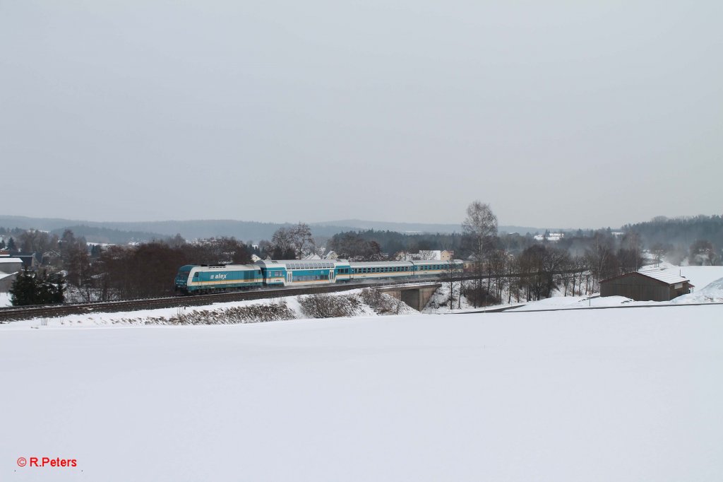 223 068 als ALX84106 Mnchen - Hof bei Groschlattengrn. 22.02.13