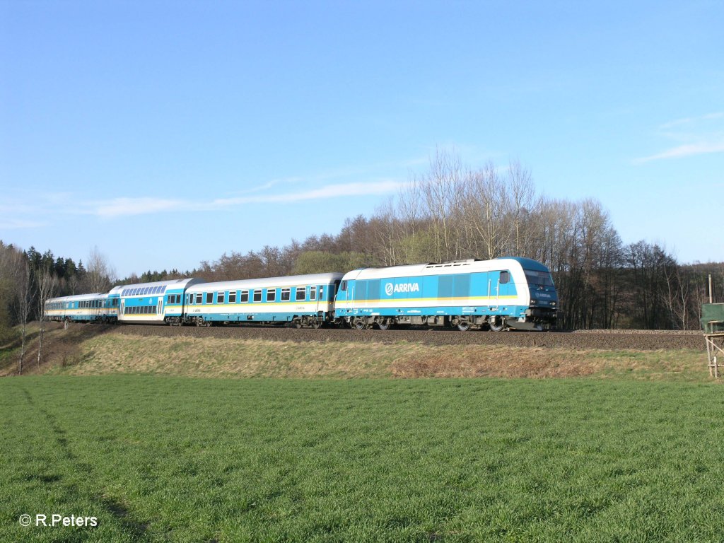 223 069 mit ALX84121 nach Mnchen bei Pechbrunn. 09.04.11