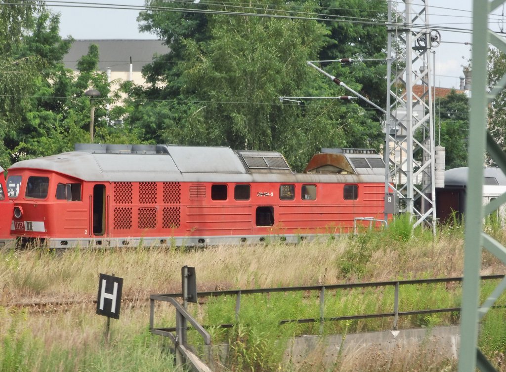 232 091 vllig zerlegt in Cottbus, 30.07.2013.
