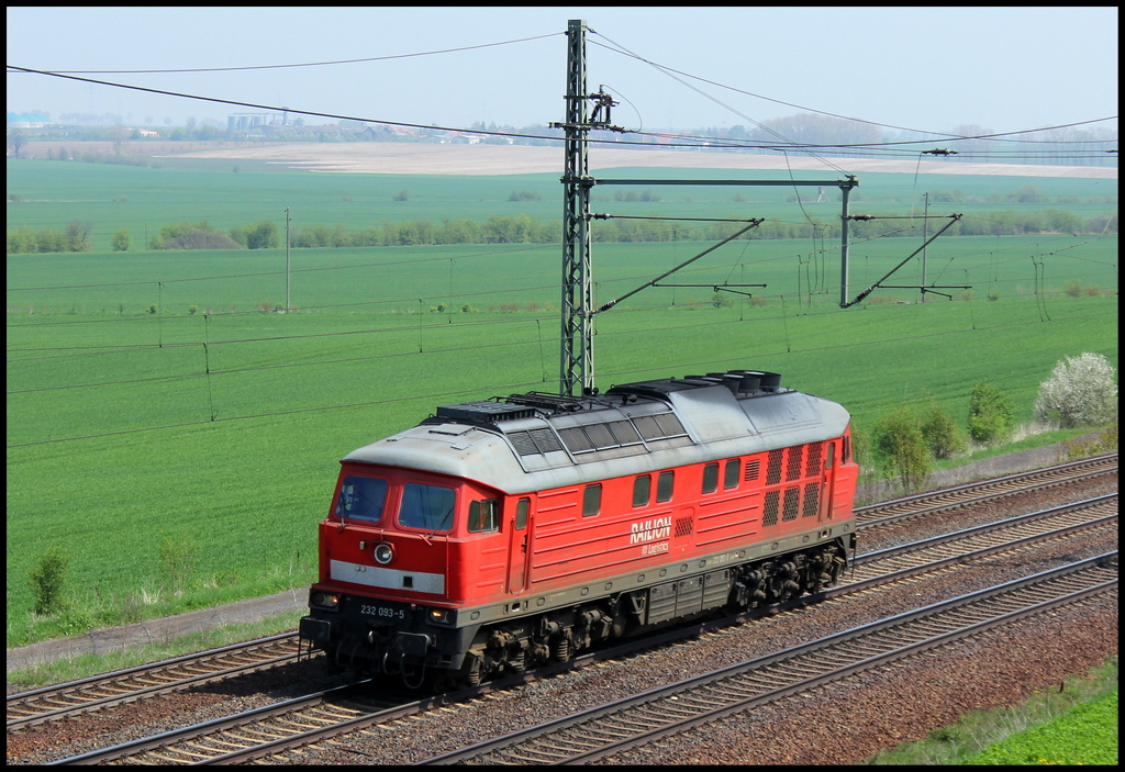 232 093 Lz Richtung Gotha am 05.05.13 in Seebergen