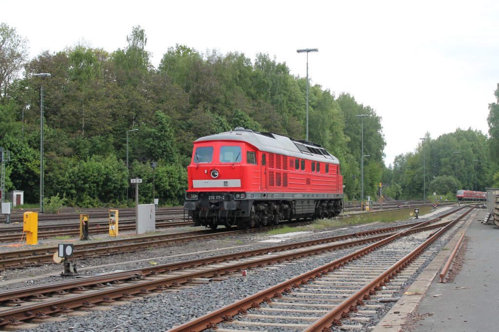 232 117-2 in Marktredwitz. 24.05.13