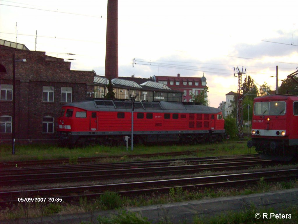 232 229 steht in Frankfurt/oder am 09.05.2007 abgestellt.