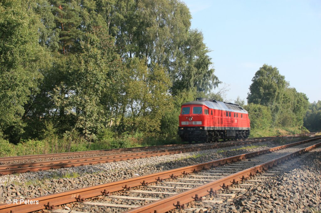 232 262-6 als Lz bei Schnfeld. 02.09.11