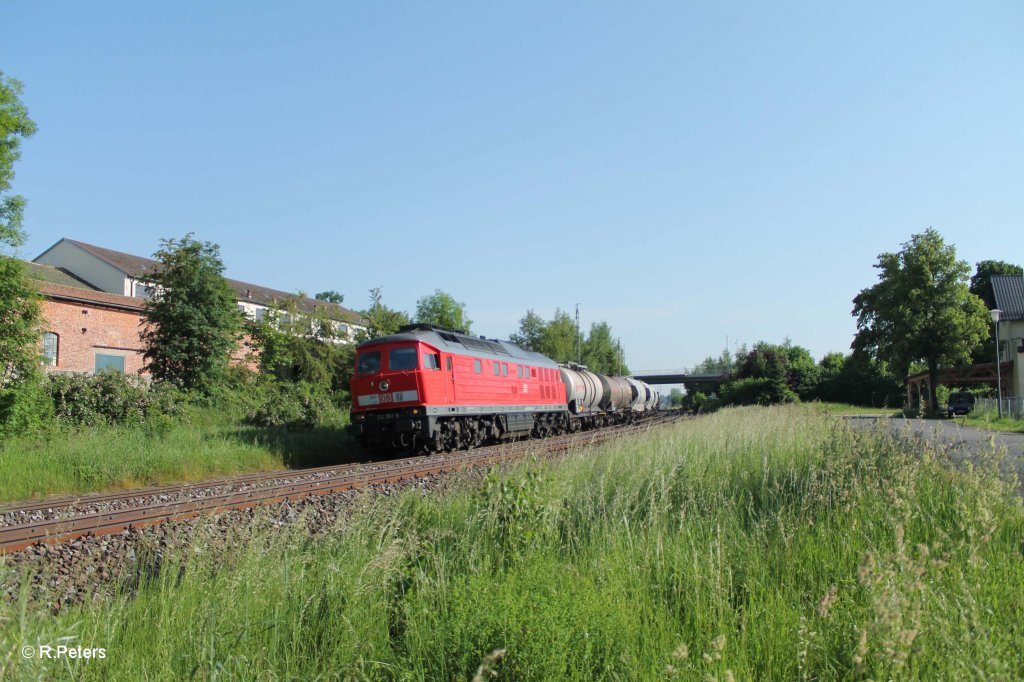 232 262-6 mit dem umgeleiteten 45360 Cheb - Nrnberg in Wiesau/Oberpfalz. 18.06.13