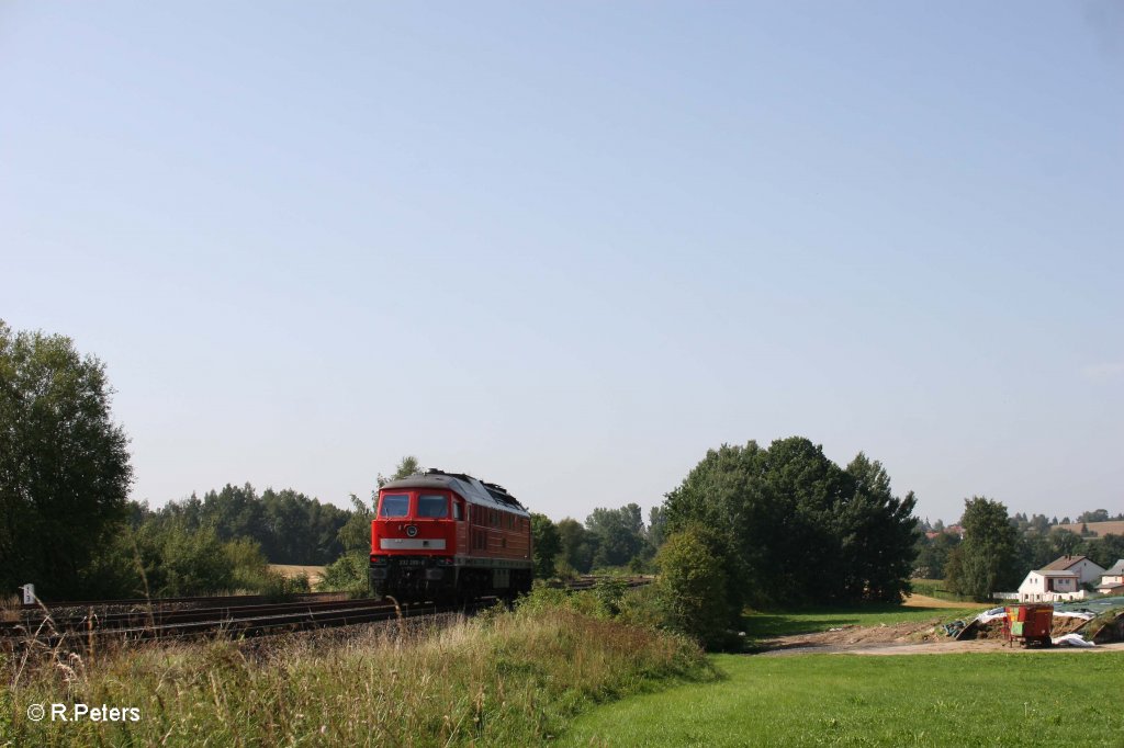 232 280-8 Lz in Richtung Weiden bei Schnfeld. 23.08.11