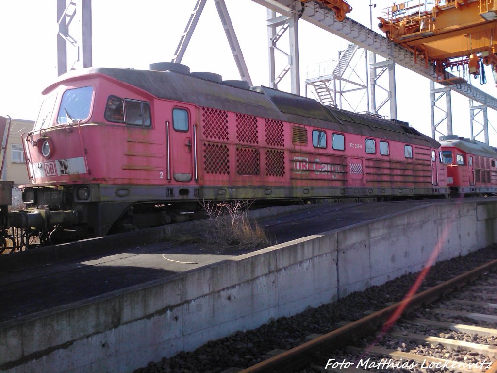 232 350-9 (BW Halle)in Mukran am 4.3.13