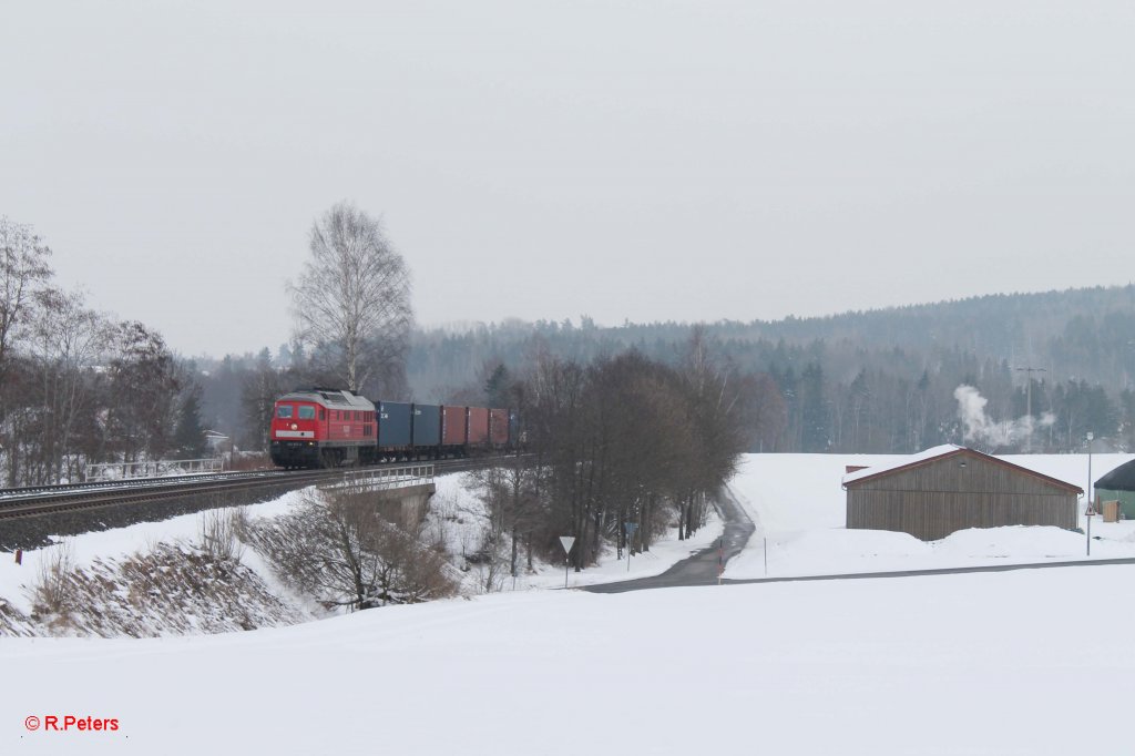 232 527-2 mit dem 49351 bei Groschlattengrn. 22.02.13