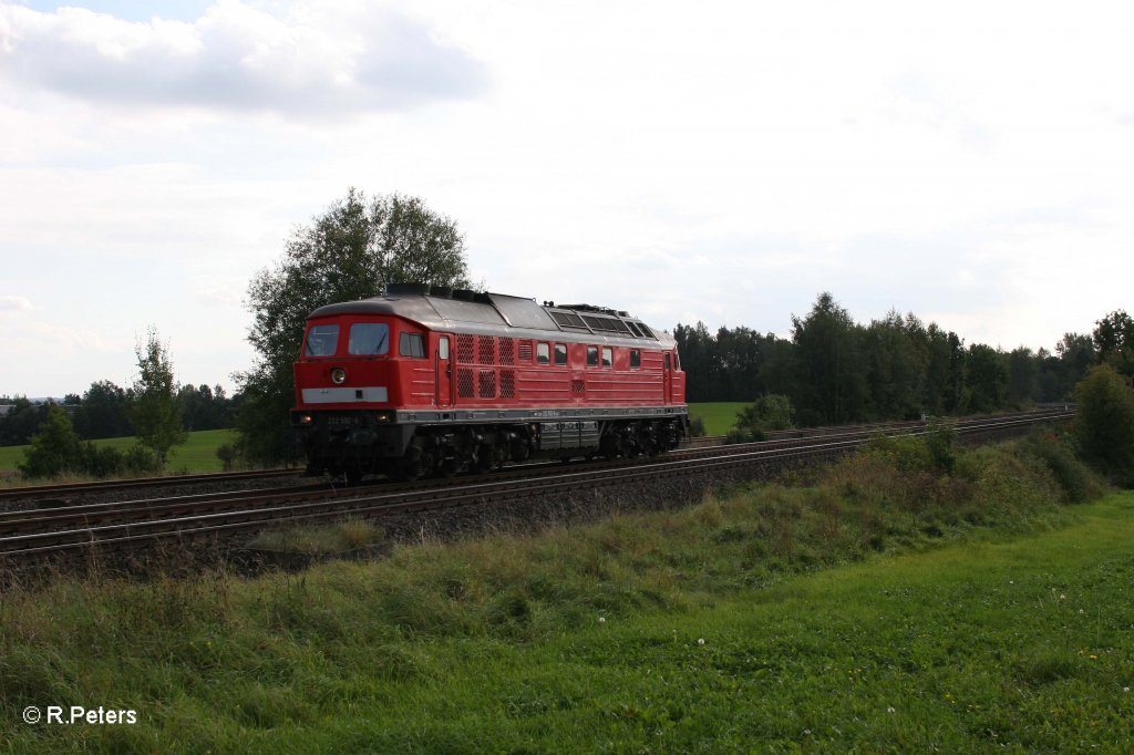 232 582-6 als Lz nach Hof bei Schnfeld. 23.09.11