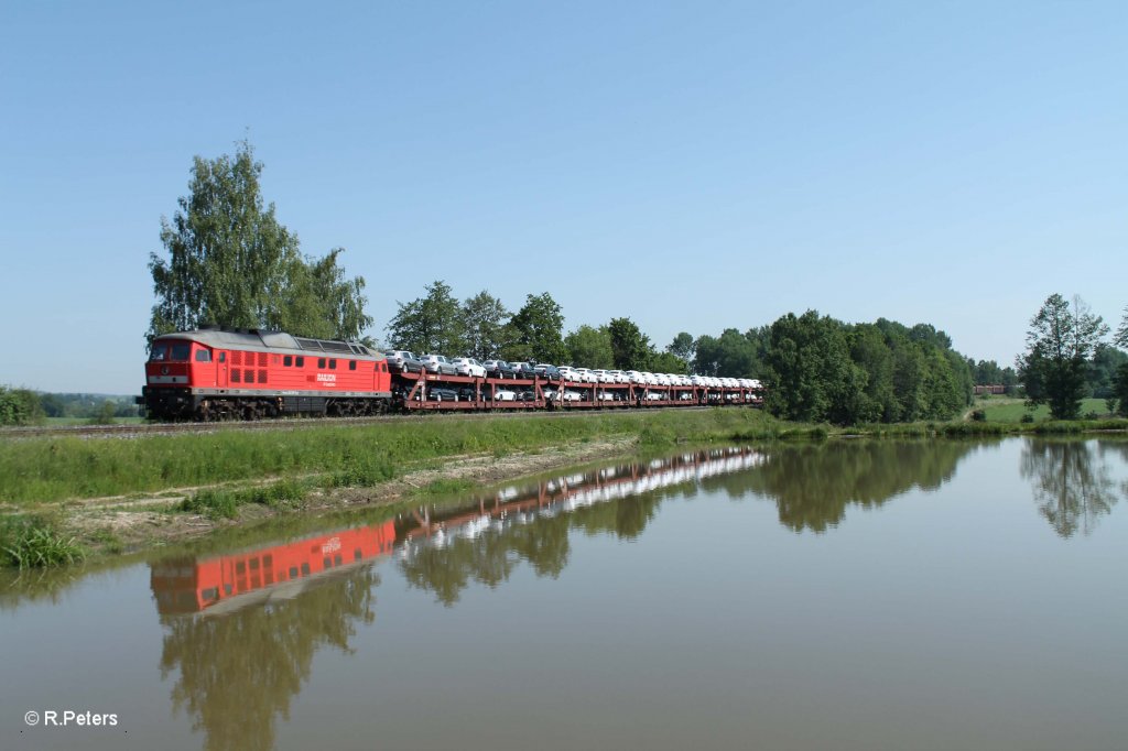 232 587-6 mit dem Umgeleiteten 51683 zwickau - Nrnberg sdlich von Wiesau. 18.06.13