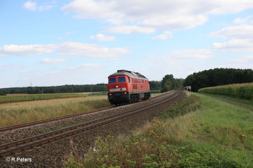 232 592-6 solo bei Oberteich. 15.09.11