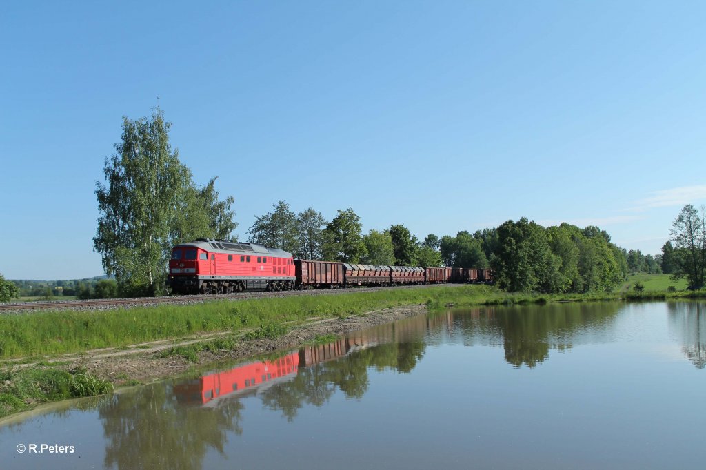 232 601-9 mit dem 51683 Zwickau - Nrnberg sdlich von Wiesau. 06.06.13