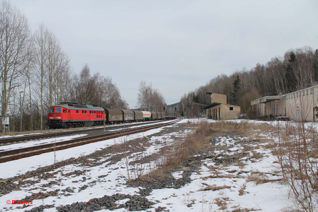 233 176-7 mit dem 45362 Cheb - Nrnberg in Arzberg. 17.03.13