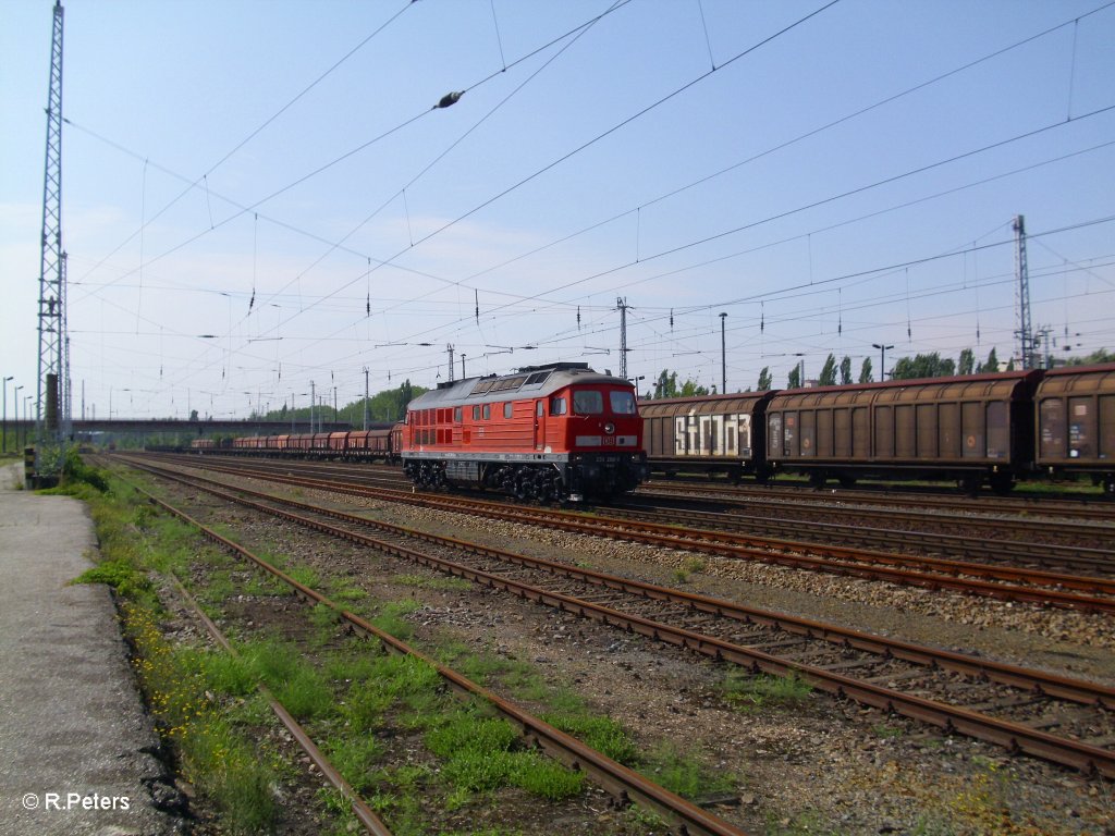 233 288-0 durchfhrt Eisenhttenstadt solo nach Frankfurt/Oder. 12.08.10