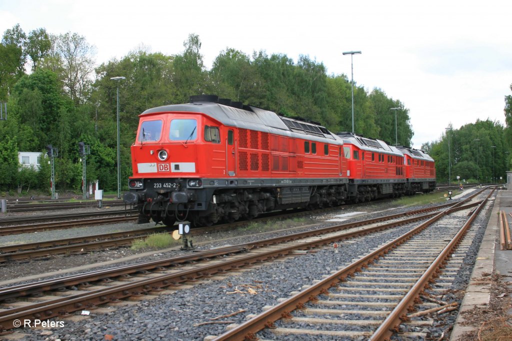 233 452-2 abgestellt in Marktredwitz. 12.05.12