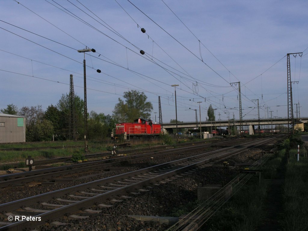 294 822-8 setzt in Regensburg Ost um. 29.04.10