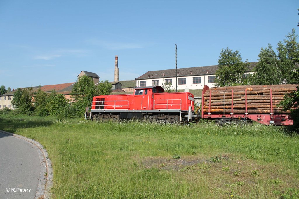 294 902 hngt am Schluss vom 45367 der von der 233 322-7 gezogen wurde, Wiesau. 18.06.13