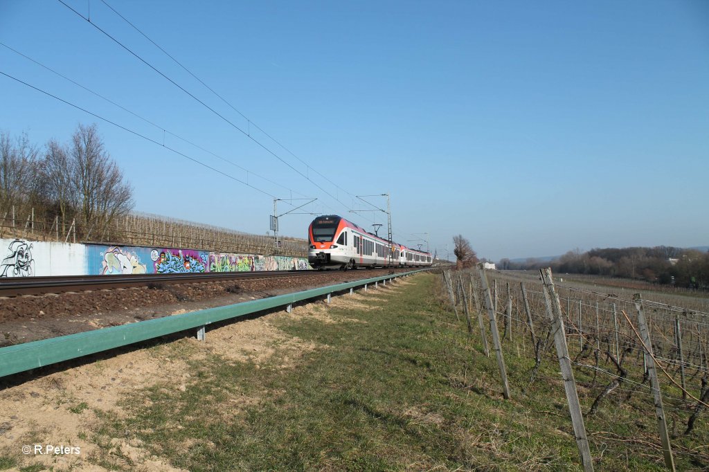 303 als SE25021 Neuwied - Frankfurt/Main bei Hattenheim am Rhein 05.03.13