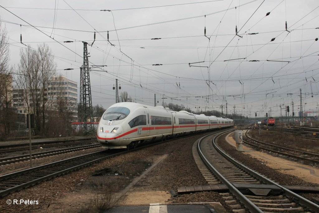 403 028-4  Aachen  als ICE bei Frankfurt/Main Ost. 18.02.12