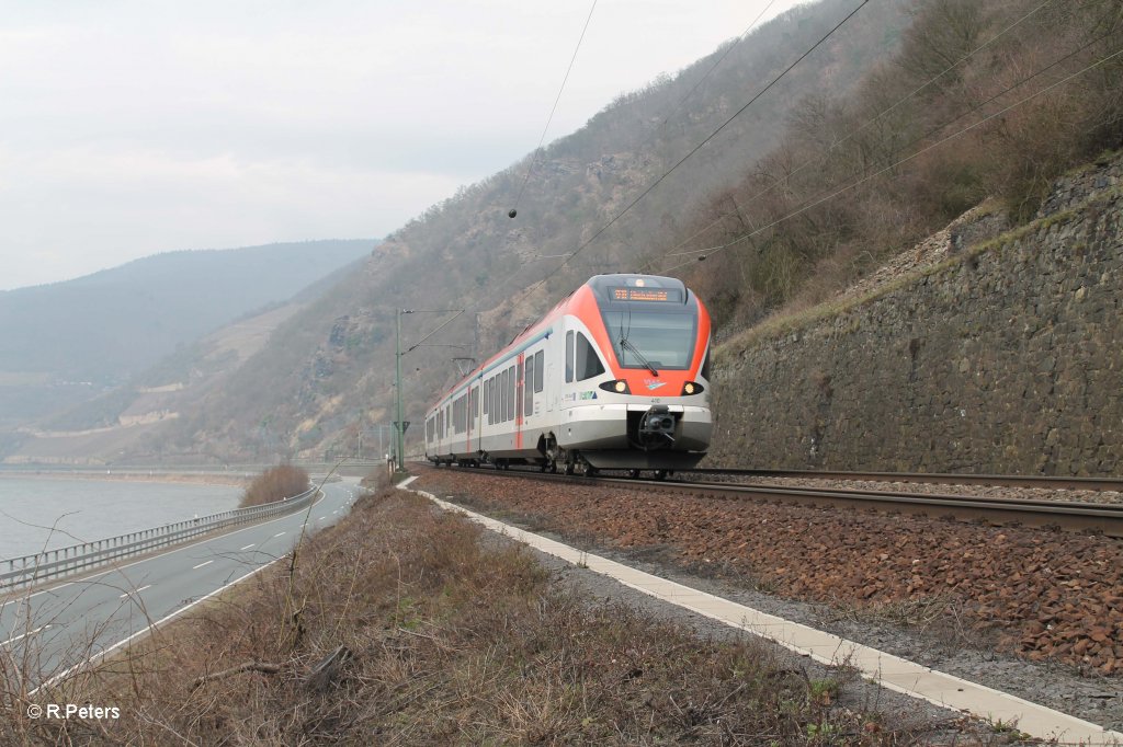 410 als SE25071 Koblenz - Wiesbaden bei Assmannshausen. 08.03.13