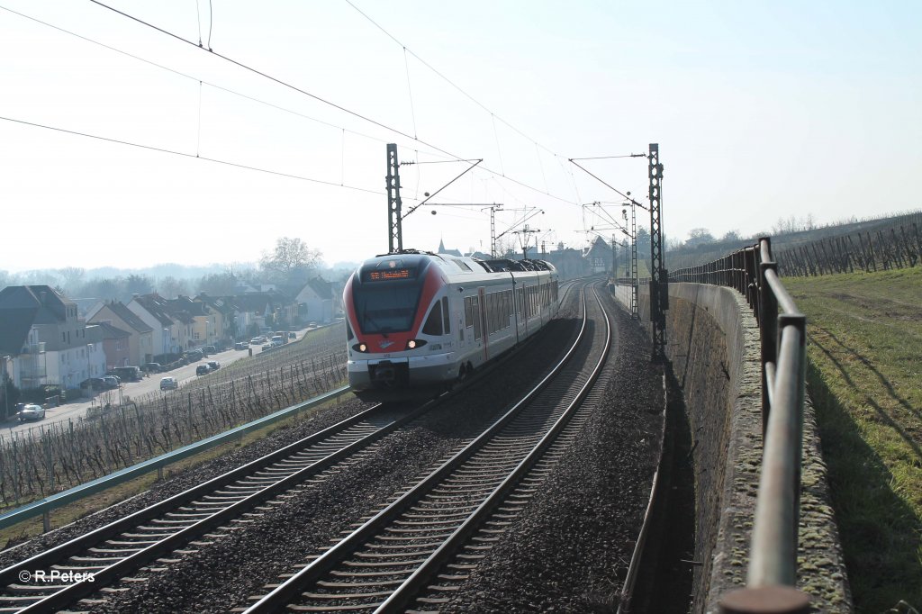 410 als SE25071 Neuwied - Frankfurt/Main bei Hattenheim am Rhein. 05.03.13