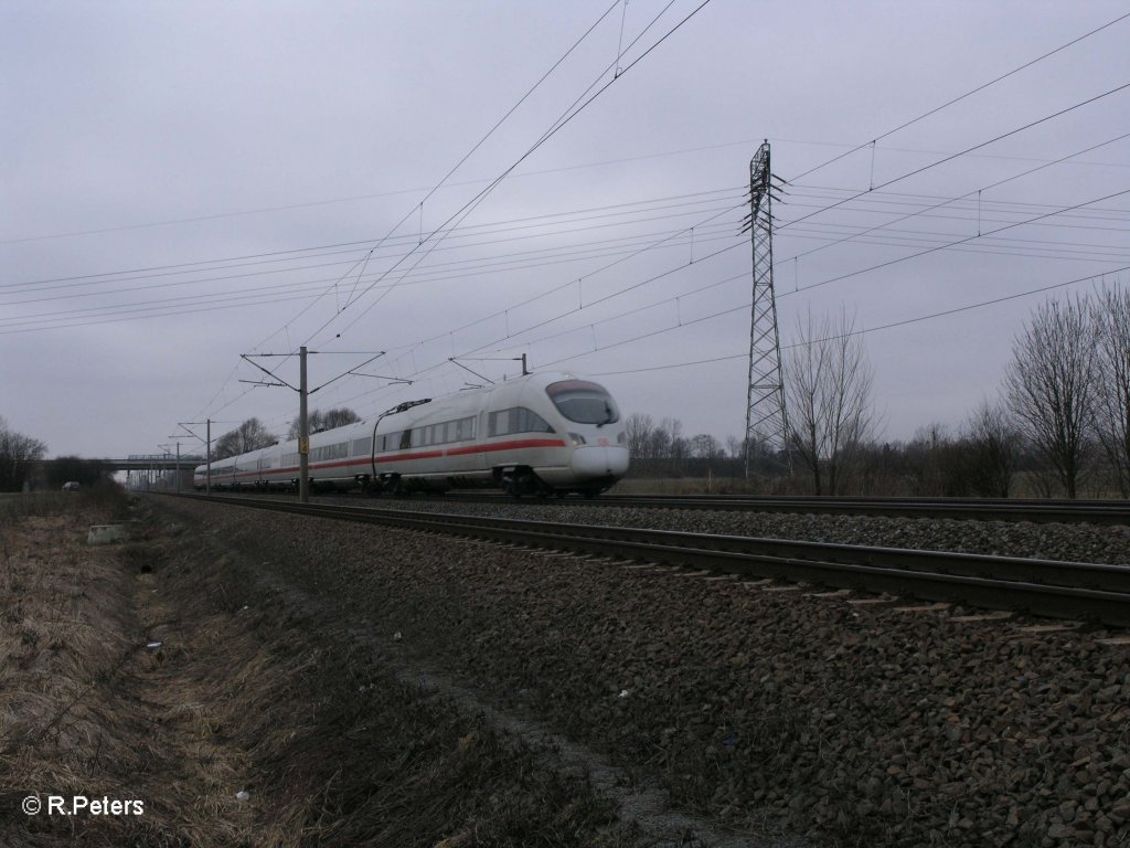 411 051 auf den Weg nach Dresden bei Borsdorf. 05.03.11