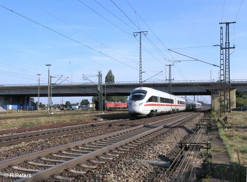 411 572-1 erreicht Regensburg als ICE 24 Wien – Dortmund. 09.09.09

