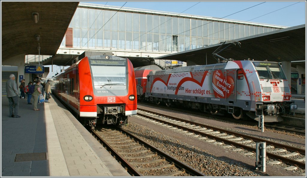 425 720-0 und 146 227-4 in Heidelberg.
28.03.2012