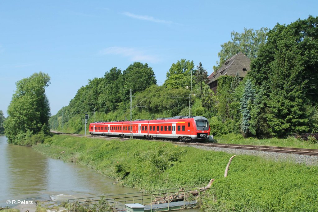 440 012-3 als RE 4065 Passau - Landshut - Mnchen bei Volkmannsdorf. 08.06.13